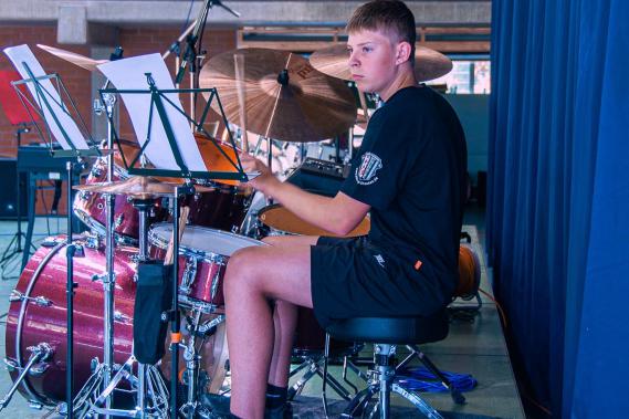 Cedric Haid beim KIK 2022 in Lorch-Waldhausen. Fotograf: Michael Blessinger