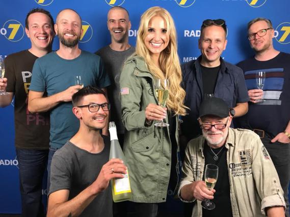 Bei Radio 7 mit Dèborah Rosenkranz in Ulm Bei Radio 7 mit Dèborah Rosenkranz in Ulm