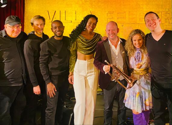 Mit Thabilé im November 2022 in der Villa Felber am Bodensee