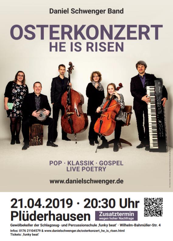 ZUSATZTERMIN OSTERKONZERT 21.4.2019