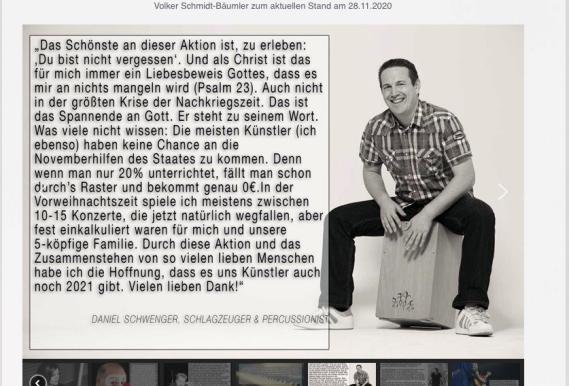 Initative Künstlerunterstützen