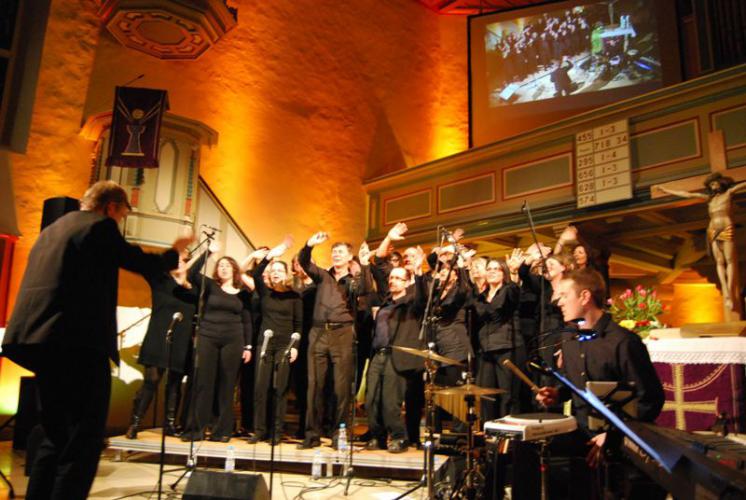 Mit dem Gospelchor Chocolate 2013